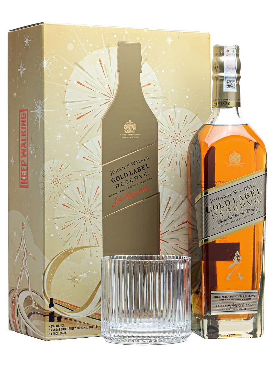 Johnnie Walker Gold - Set hộp quà Tết Ất Tỵ năm 2025