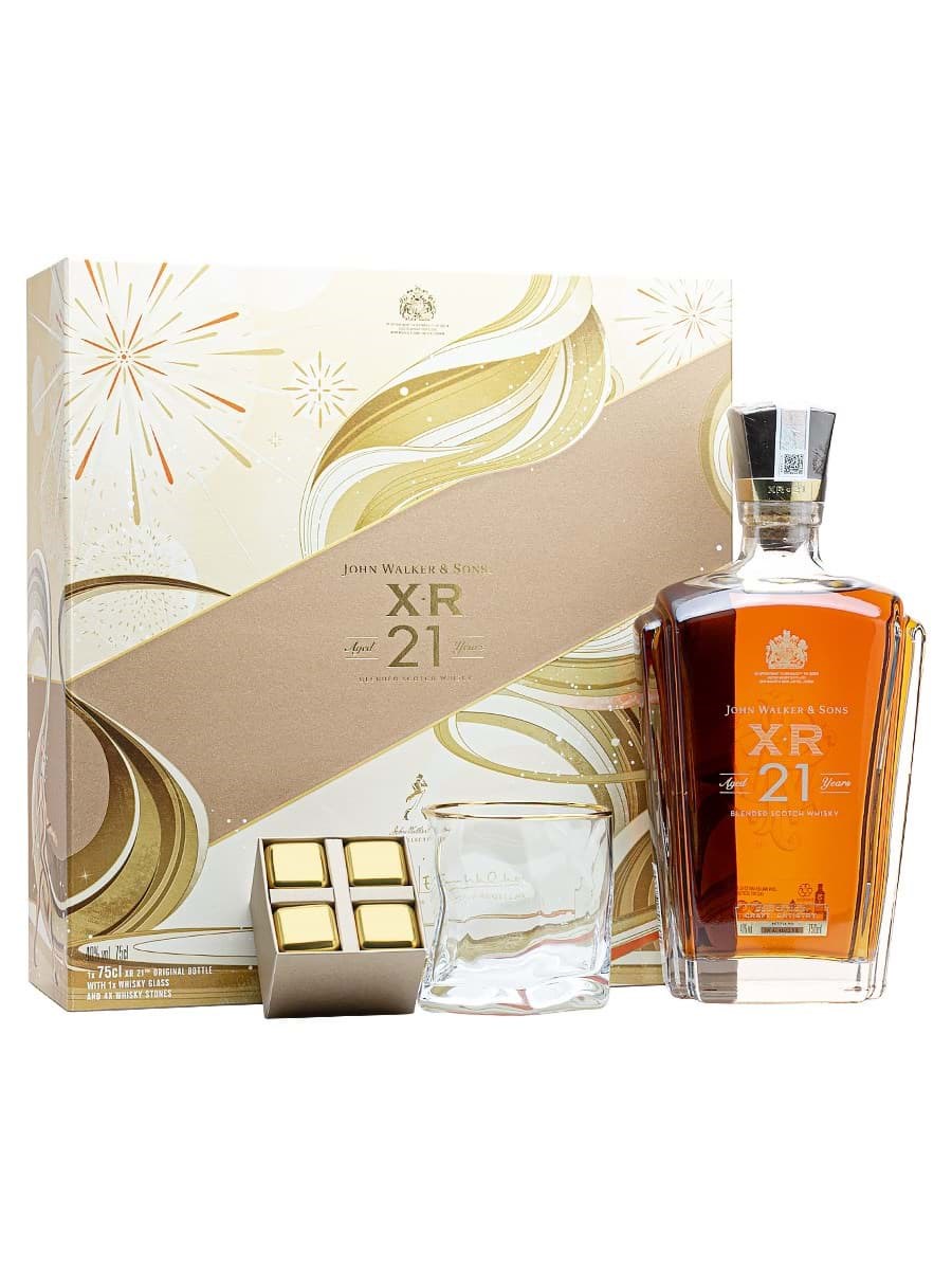 John Walker & Sons XR 21 Year old - Set hộp quà Tết Ất Tỵ năm 2025