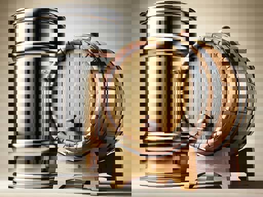 Sự khác nhau giữa rượu vang được ủ trong thùng thùng thép không gỉ và thùng gỗ sồi là gì? 