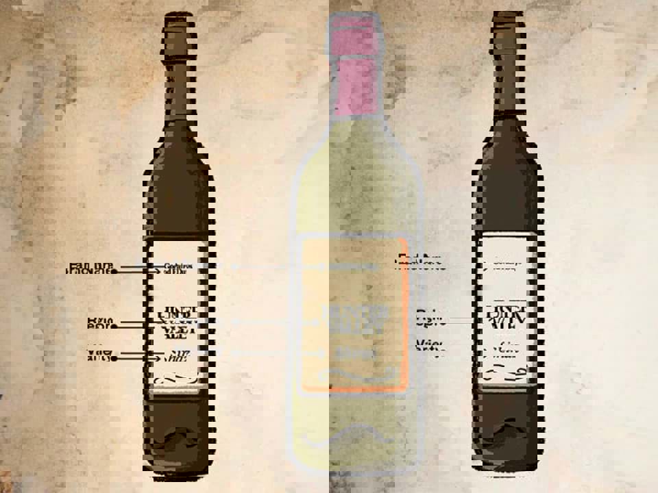 3 cách dán nhãn rượu vang 