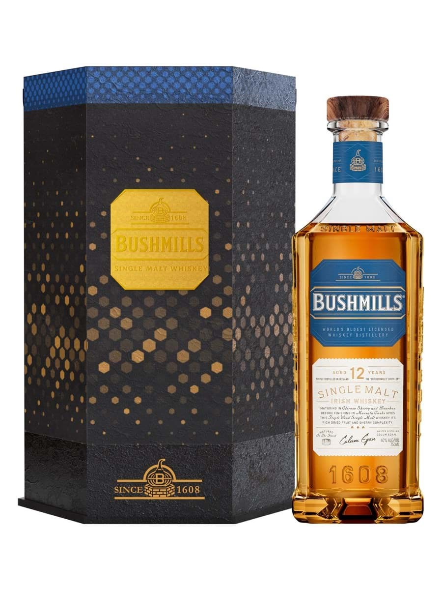 Bushmills 12 Year old - Set hộp quà Tết Ất Tỵ năm 2025