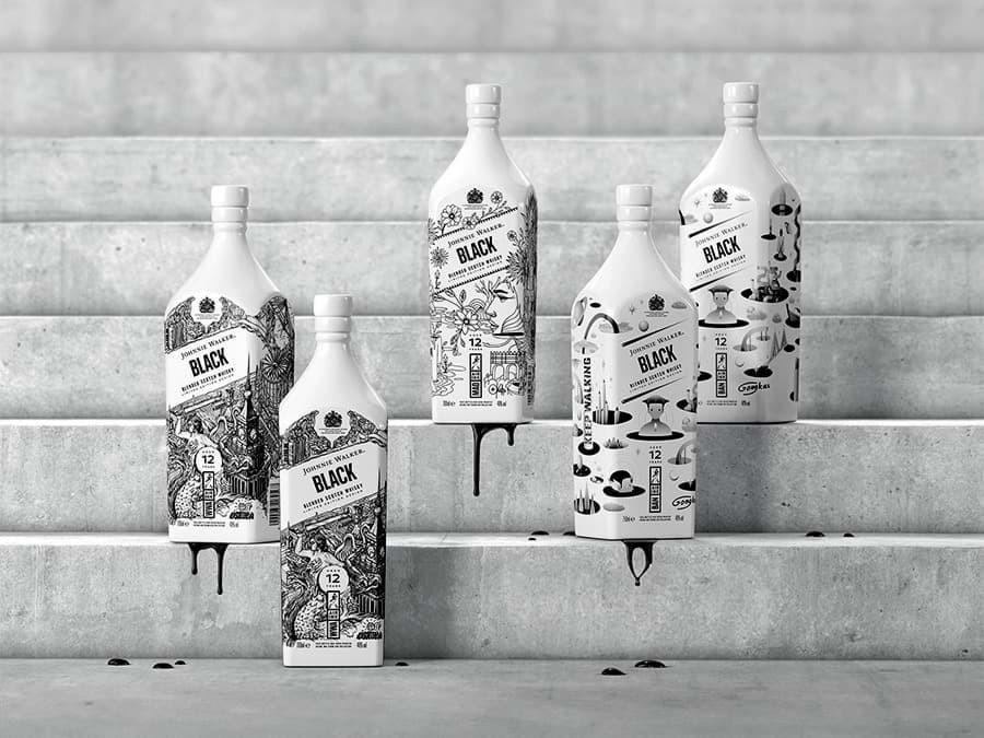 Johnnie Walker phát hành Black Label với Air-Ink Johnnie Walker phát hành Black Label với Air-Ink