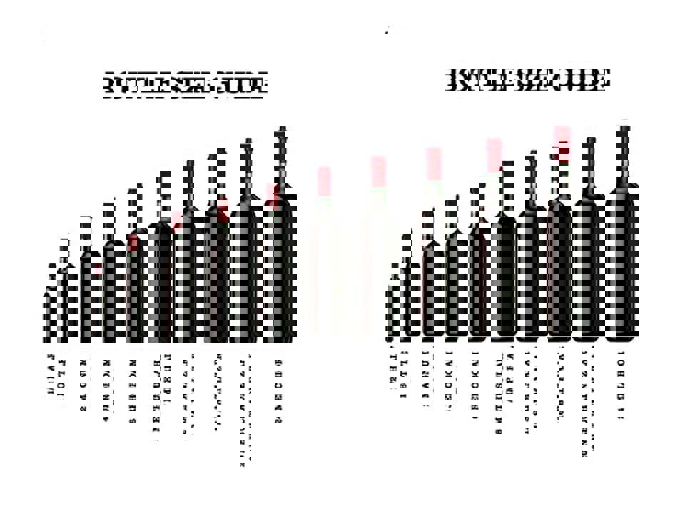 Kích thước và tên gọi chai rượu 