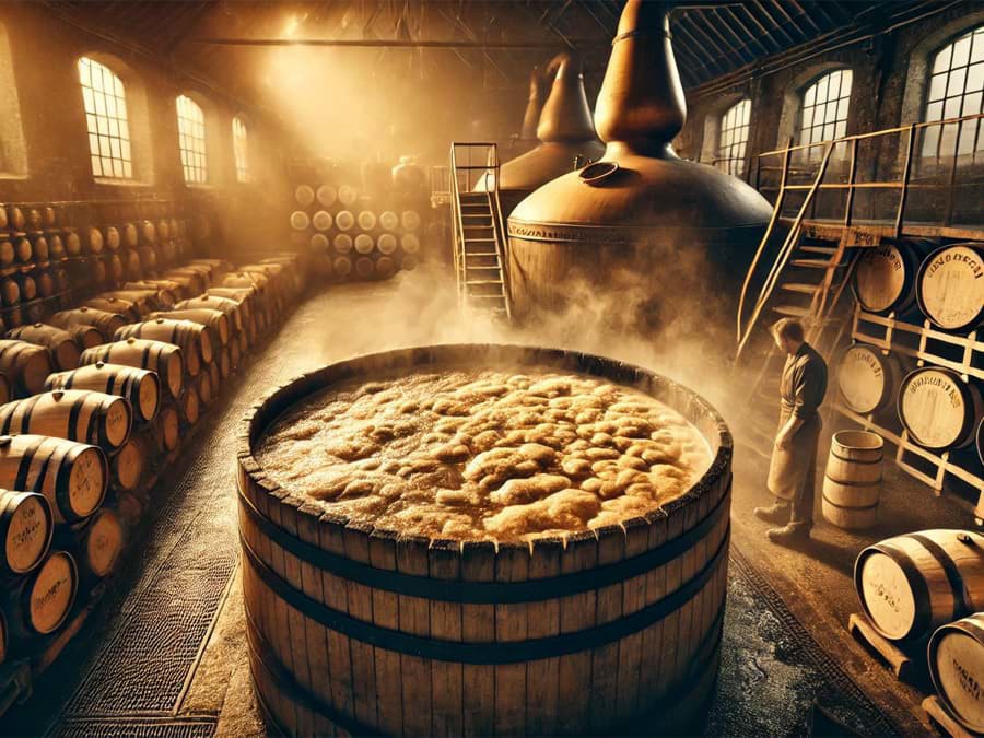 Hương vị lên men của rượu whisky Hương vị lên men của rượu whisky