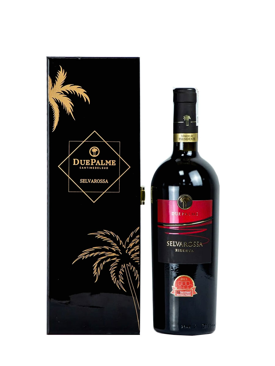 Due Palme Selvarossa Riserva - Hộp quà tết 