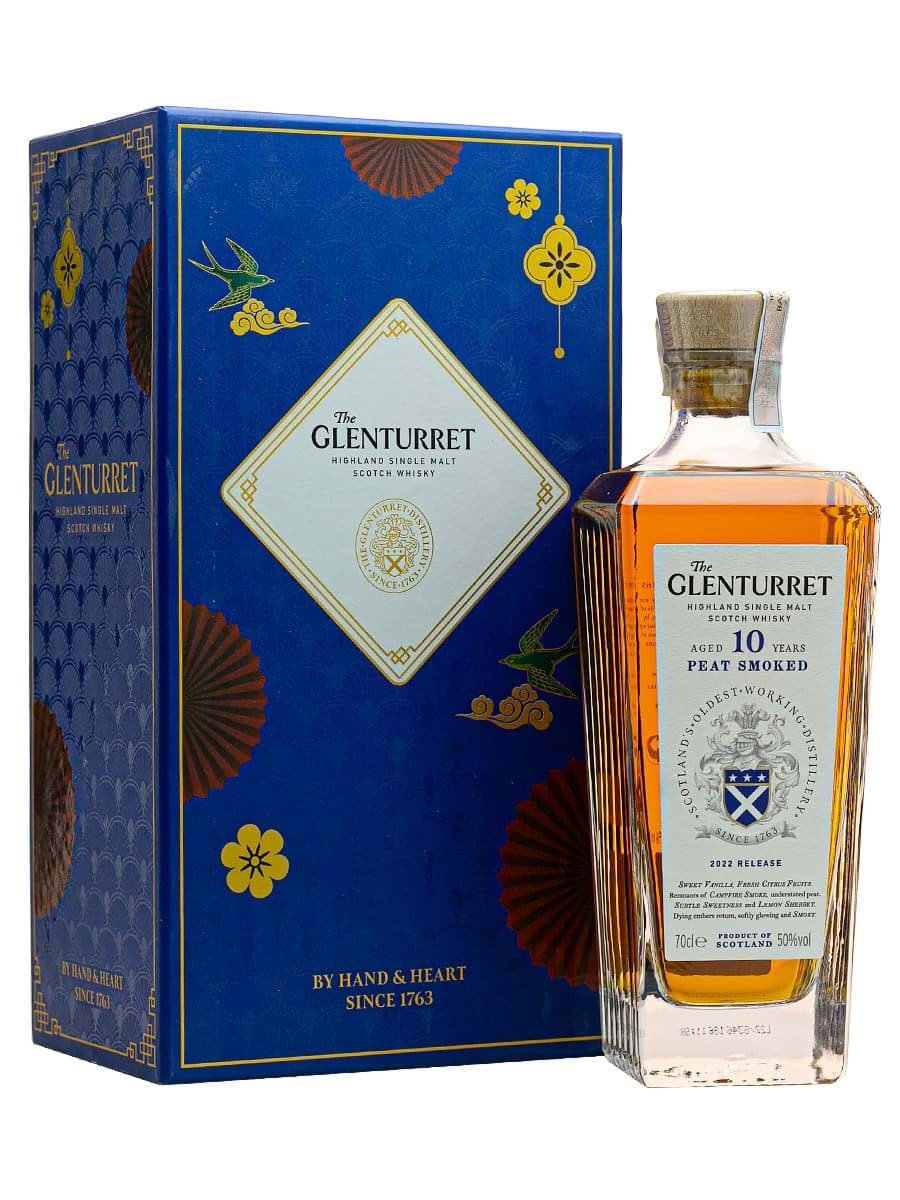 Glenturret 10 năm Peat Smoked - hộp quà Tết 2025