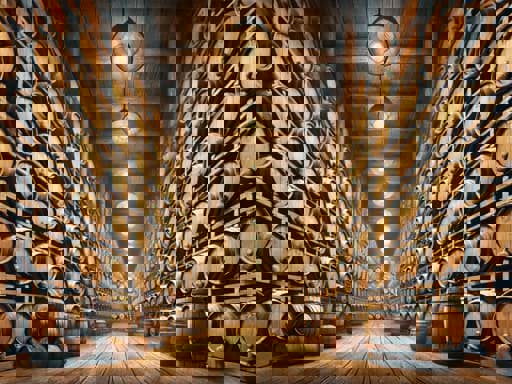 Thùng rượu whisky được lưu trữ và bảo quản trong kho như thế nào?