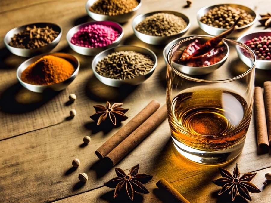 Hương vị spicy trong rượu whisky đến từ đâu 