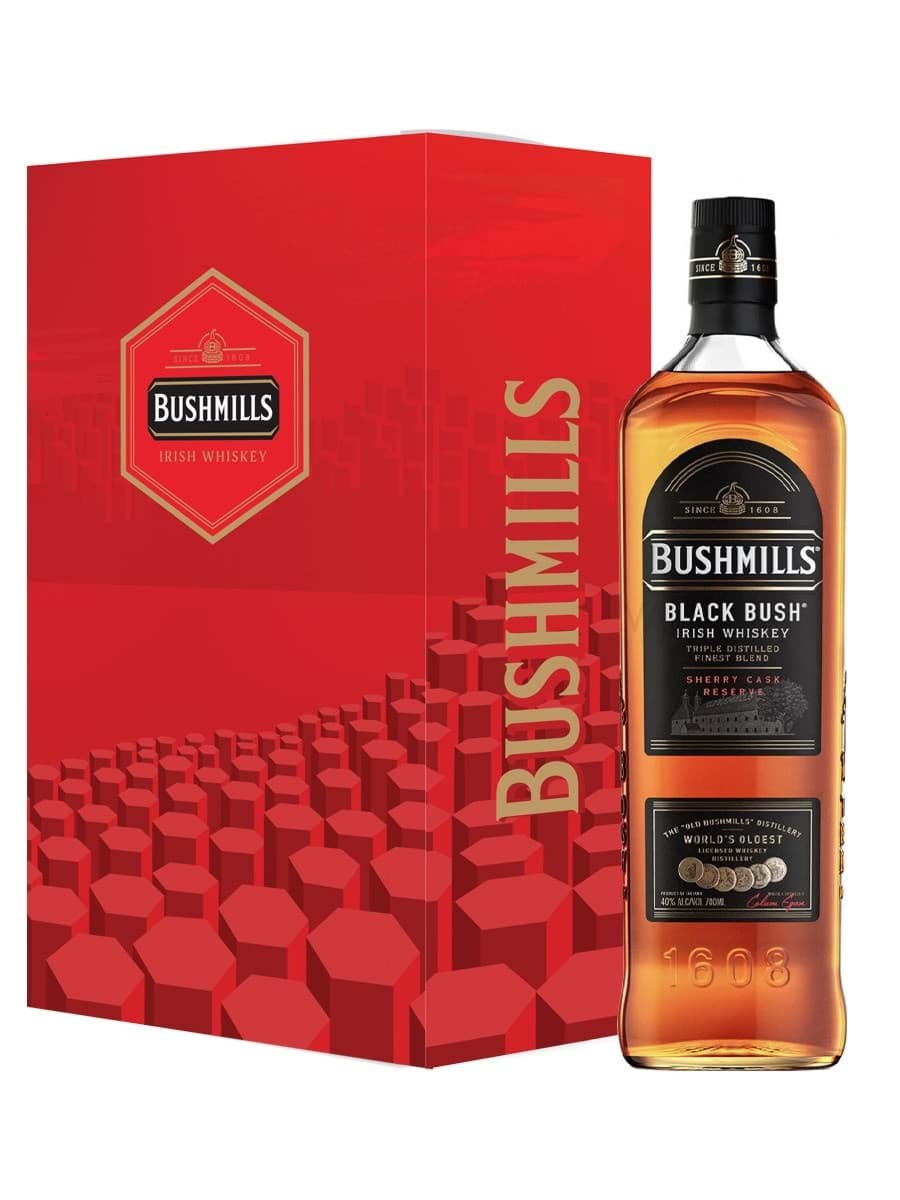 Bushmills Black Bush - Set hộp quà Tết Ất Tỵ năm 2025