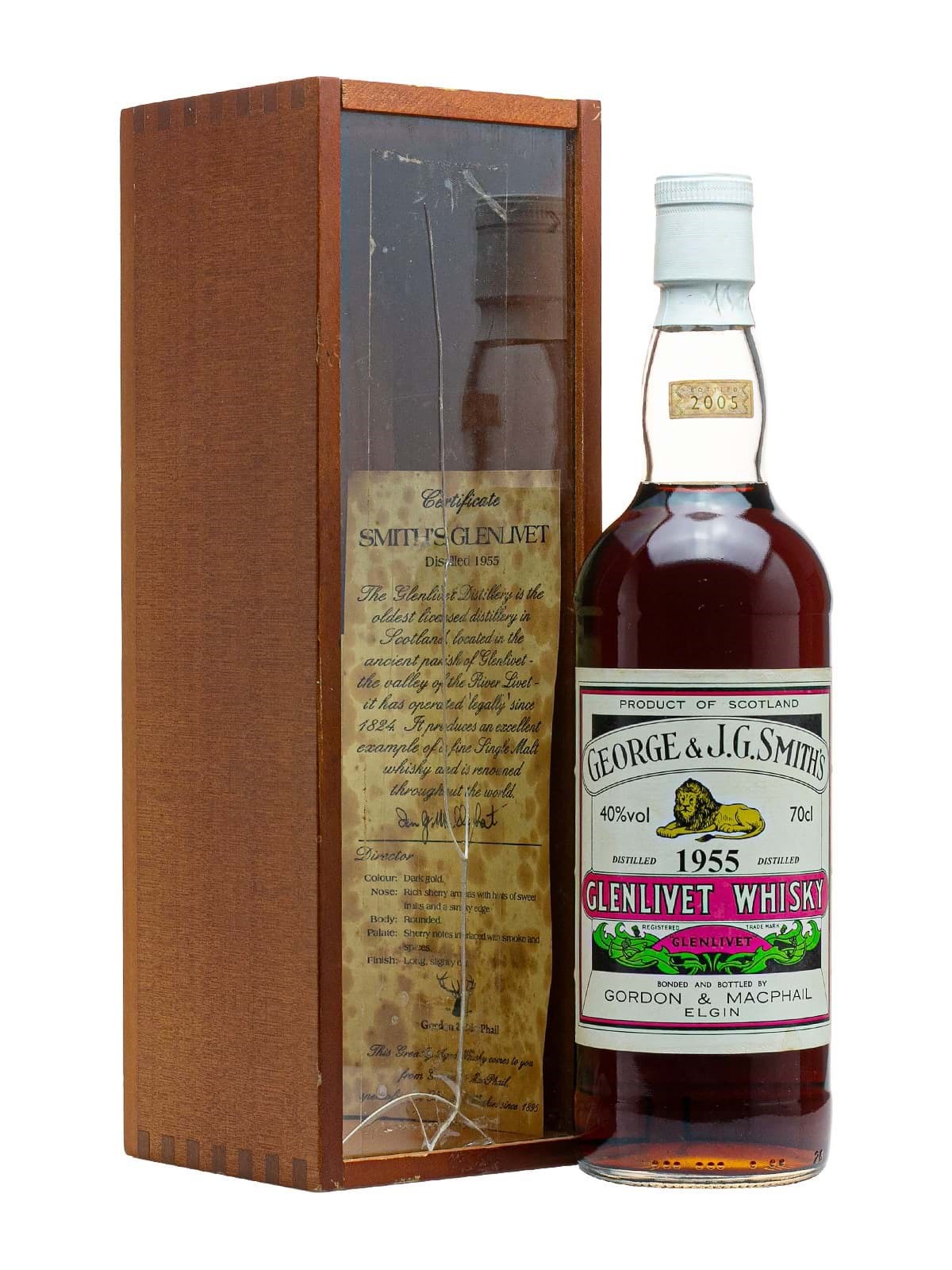 Glenlivet 1955 - Bot.2005 Gordon & MacPhail