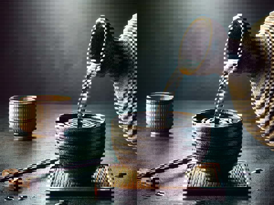 Phục vụ rượu Sake 