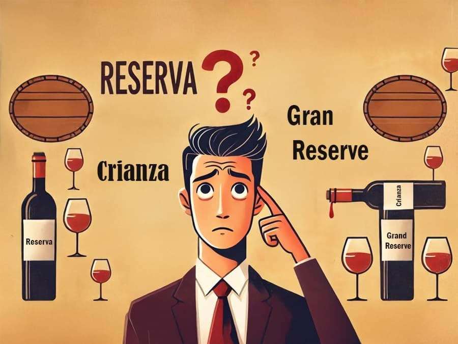 Sự khác nhau giữa phân hạng Crianza, Reserve và Grand Reserve?