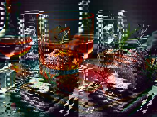 Kết hợp rượu Whisky với Steak 