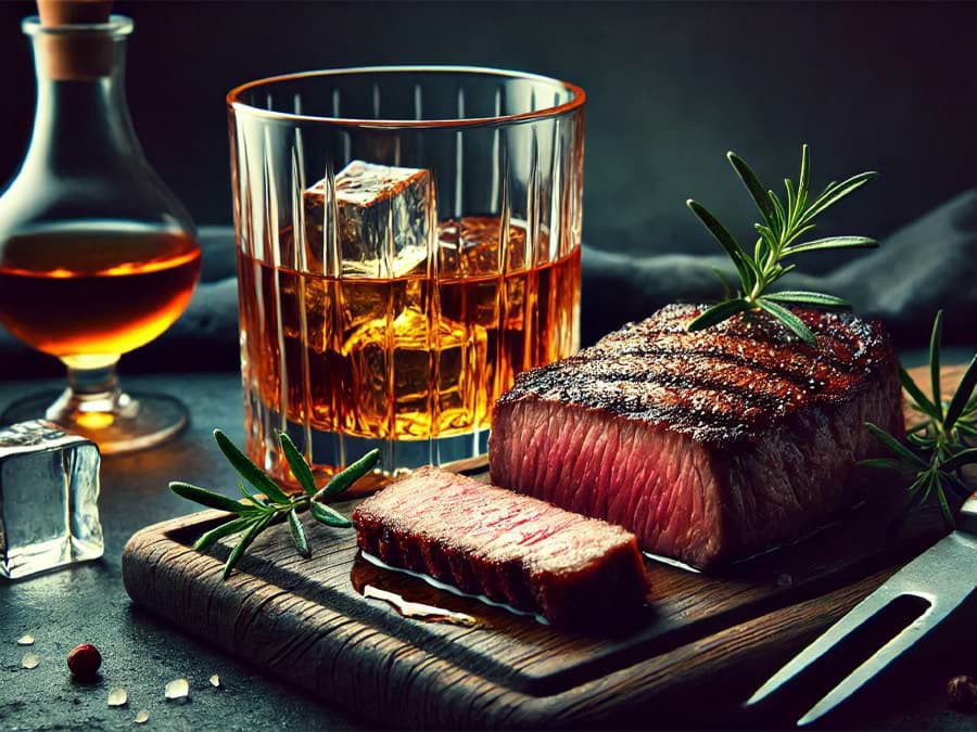 Kết hợp rượu Whisky với Steak Kết hợp rượu Whisky với Steak