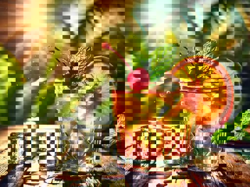 Ly Cocktail Bourbon hoàn hảo cho mùa hè 