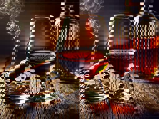 Kết hợp rượu Brandy và xì gà 