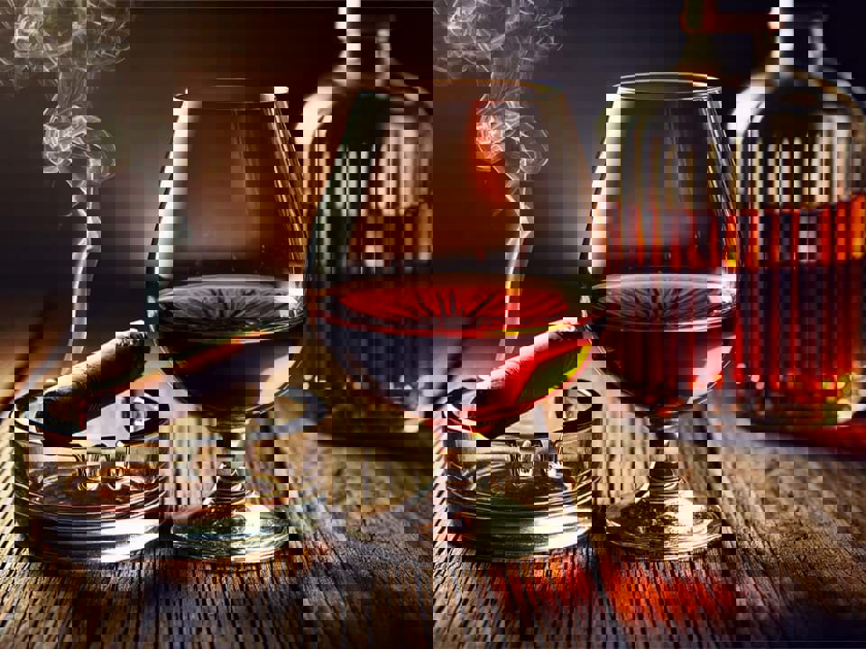 Kết hợp rượu Brandy và xì gà 