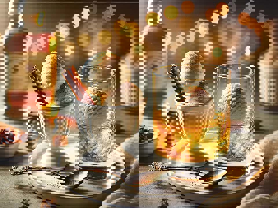 Cách làm kem kết hợp với rượu whisky 