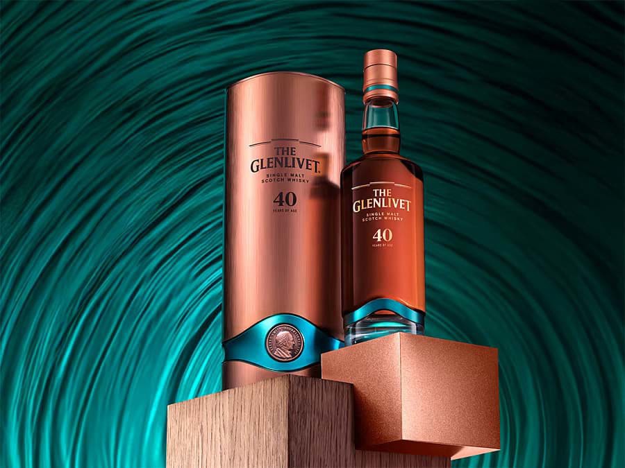 Glenlivet 40 năm được phát hành Glenlivet 40 năm được phát hành