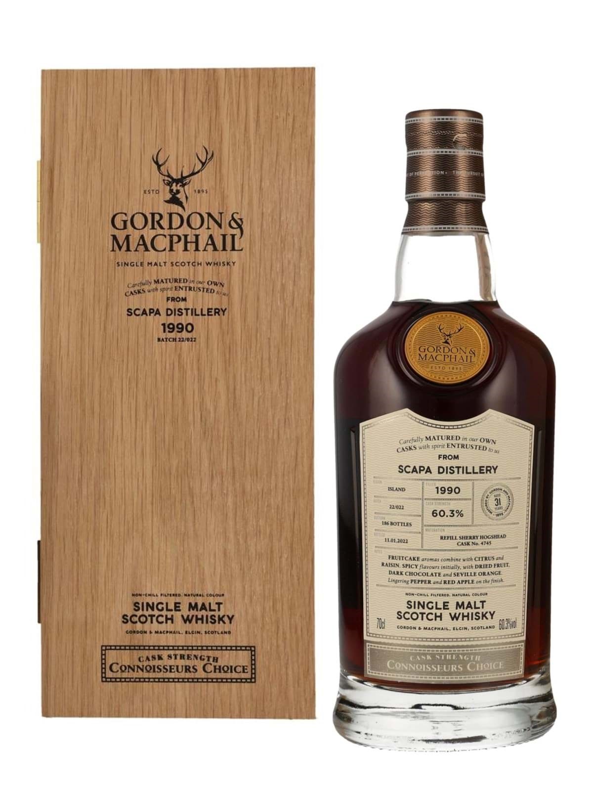 Scapa 1990 - 2022, 31 Year old  Gordon & MacPhail