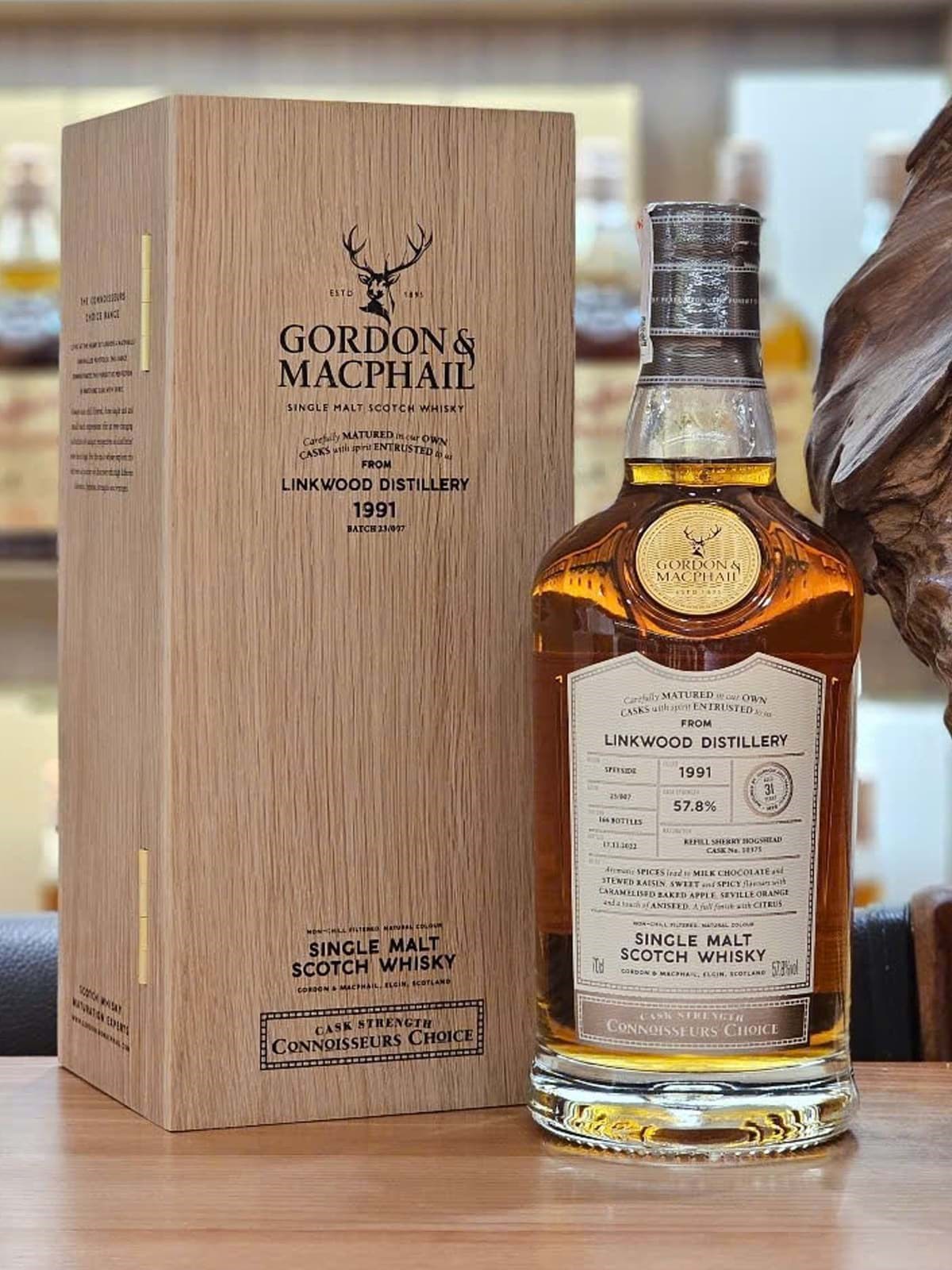 Linkwood 1991 - 2022, 31 Year old Gordon & MacPhail