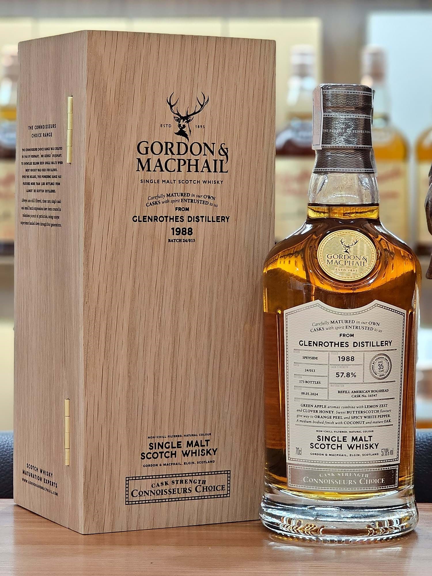 Glenrothes 1988 - 2024, 35 Year old Gordon & MacPhail