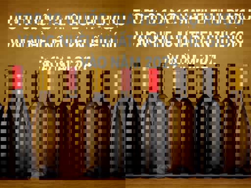 Top 10 quốc gia tiêu thụ rượu vang nhiều nhất trên thế giới vào năm 2024