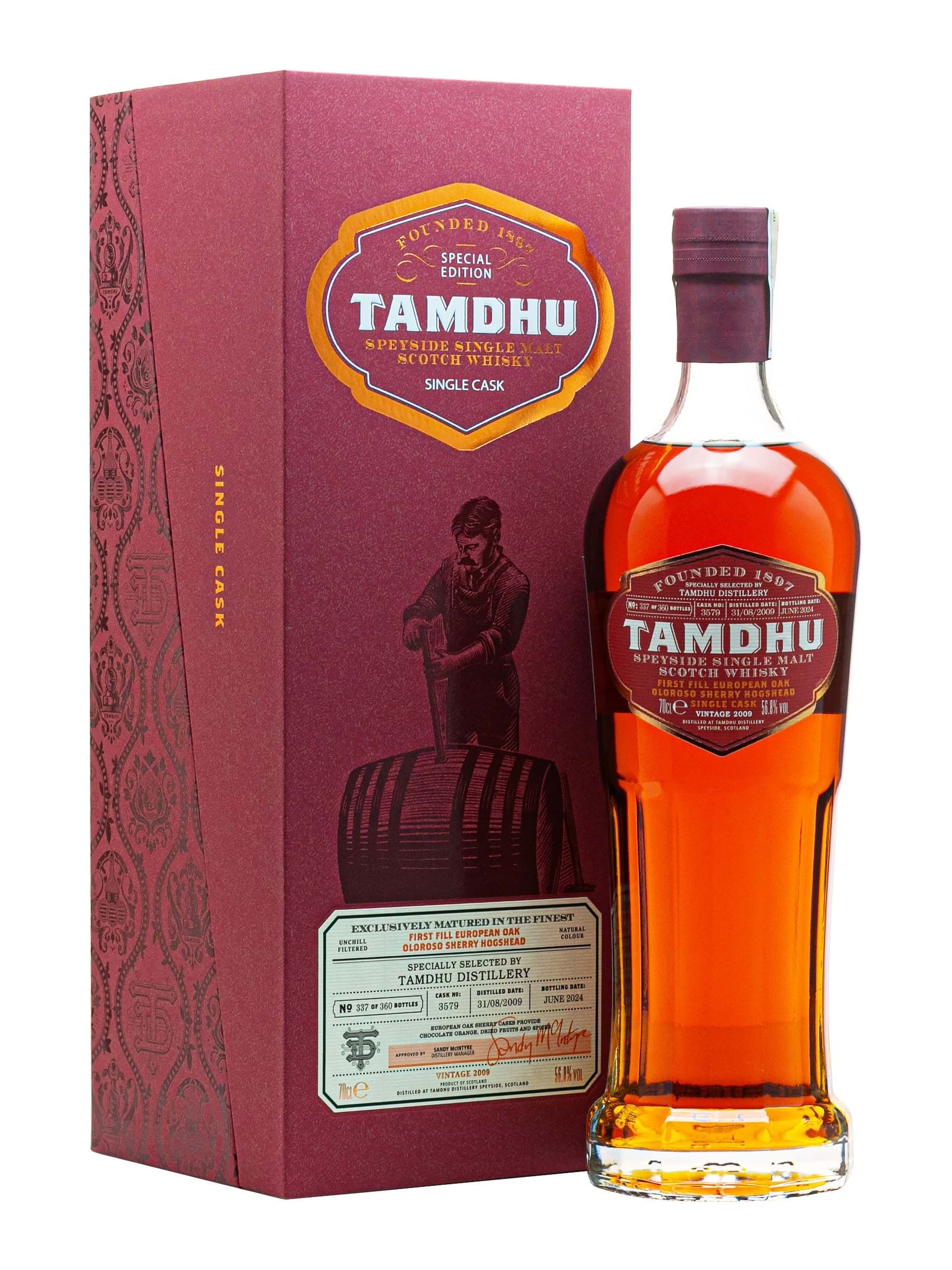 Tamdhu 2009 Cask No.3579