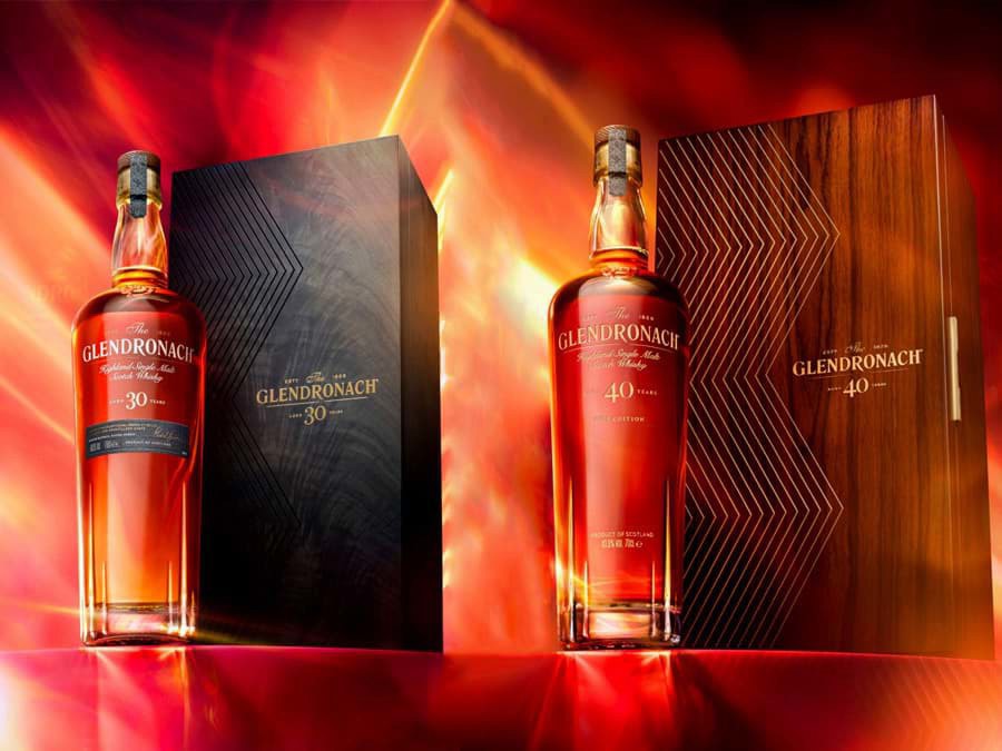 Glendronach 30 và 40 năm được phát hành Glendronach 30 và 40 năm được phát hành