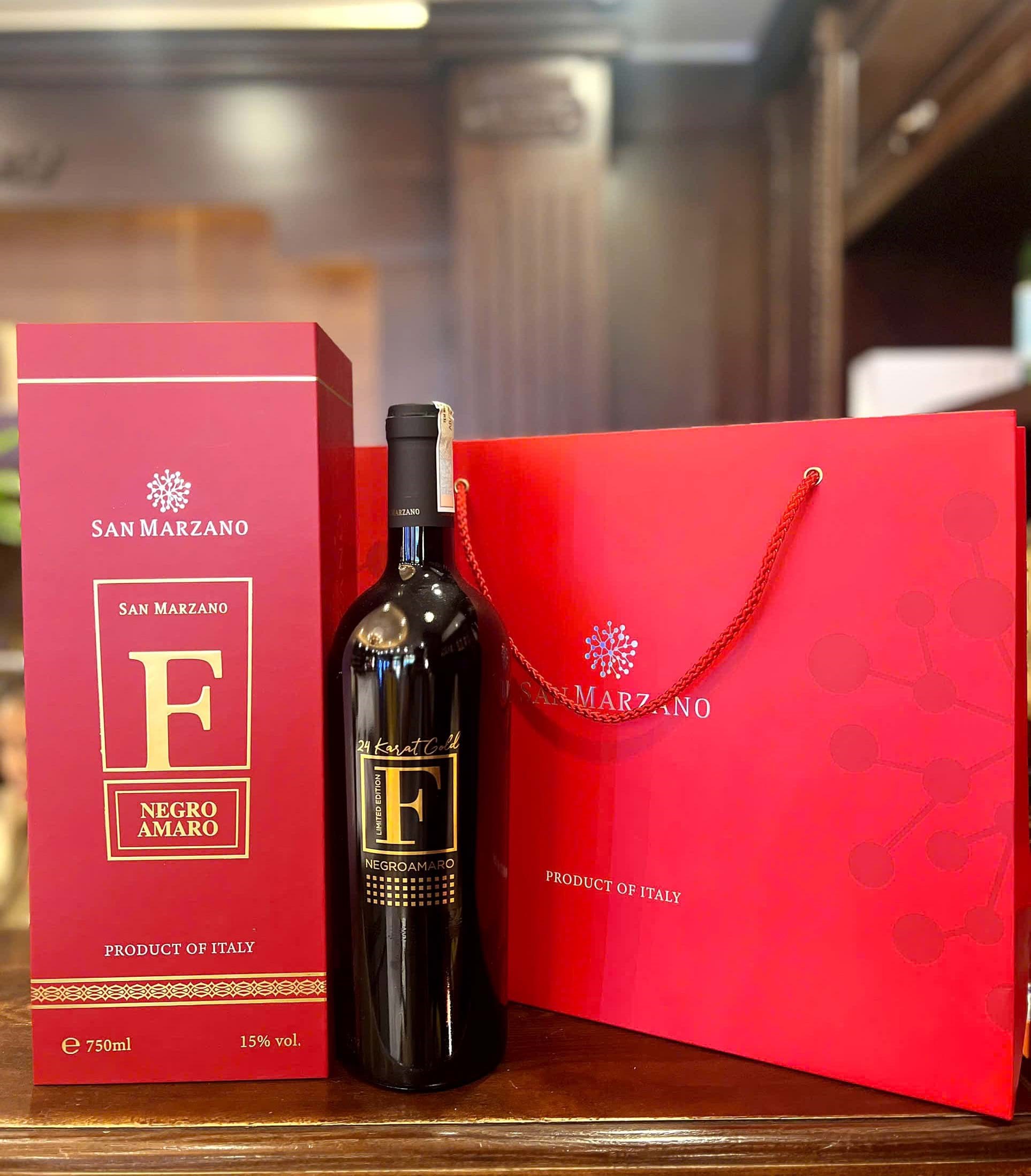Hộp quà tết vang F Gold 24 Karat Limited Edition