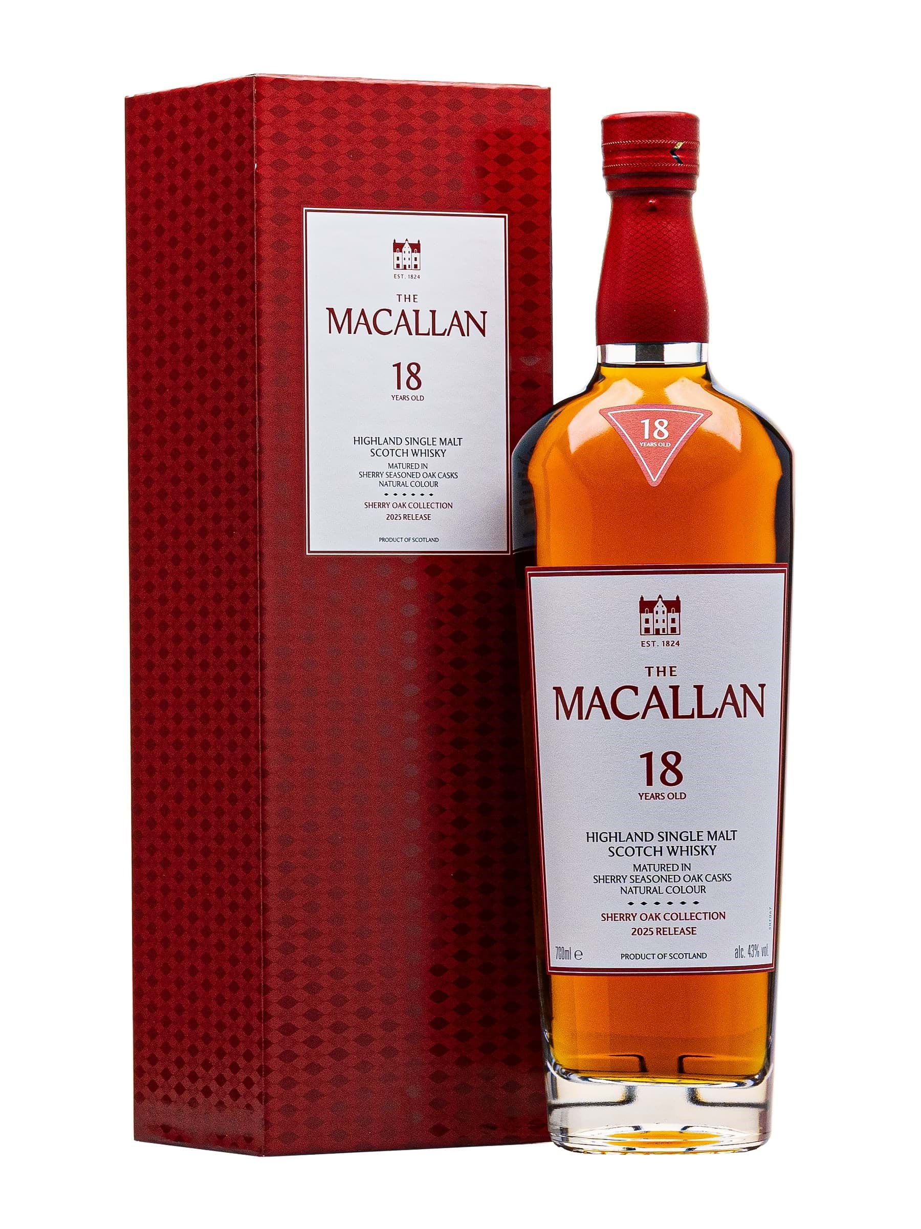 Macallan 18 Year old Sherry OaK 2025 Editio