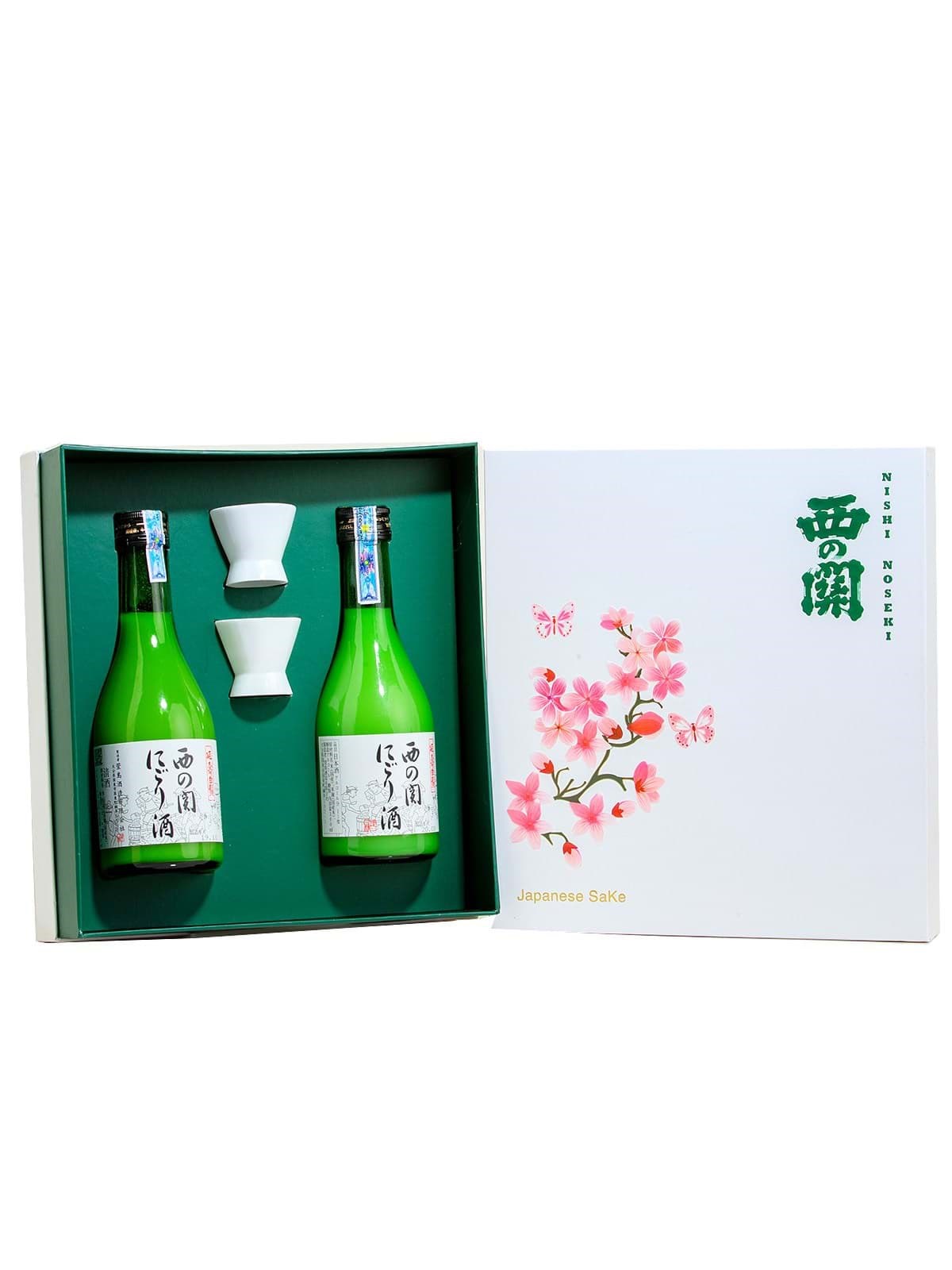 Sake Nishino Seki Nigori 300ml - Hộp quà Tết 2026