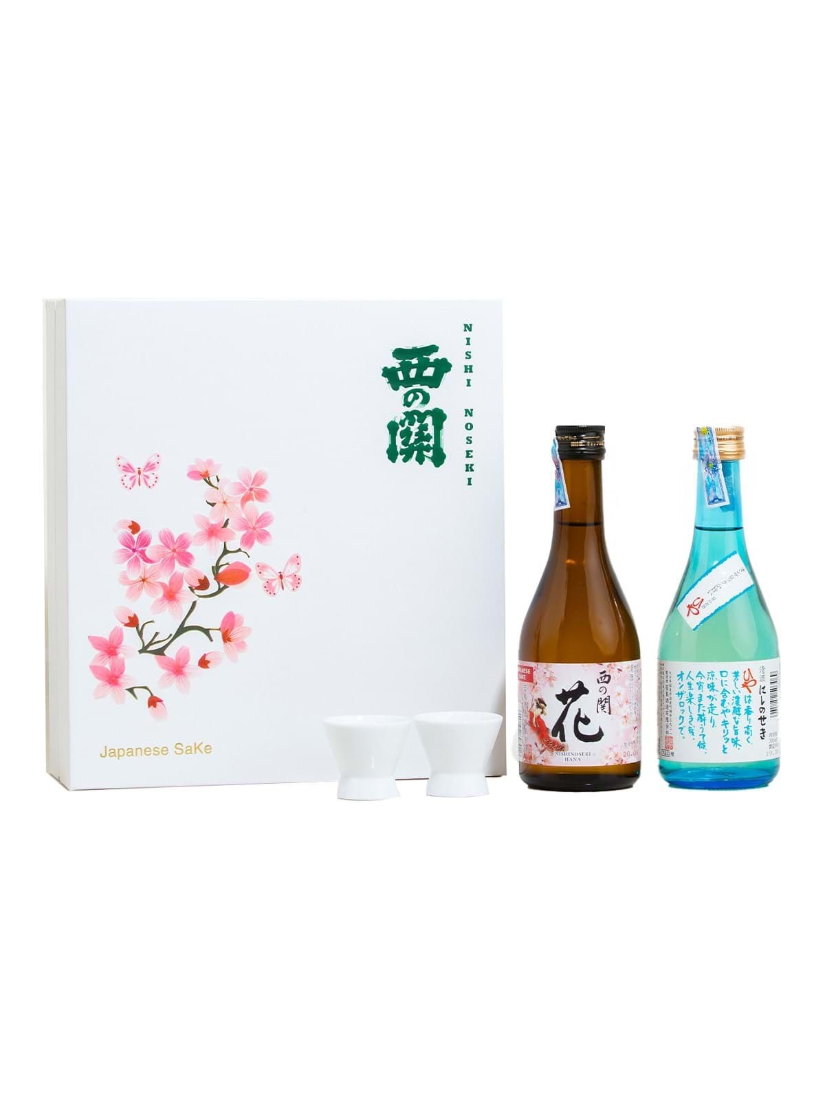 Hộp quà tết Sake Nishinoseki Hana + Hiya 300ml