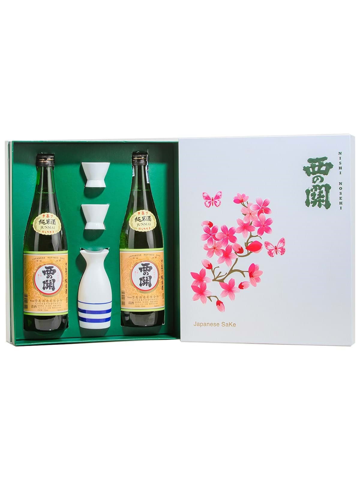 Sake Nishinoseki Junmai - Hộp quà Hoa Anh Đào 2026