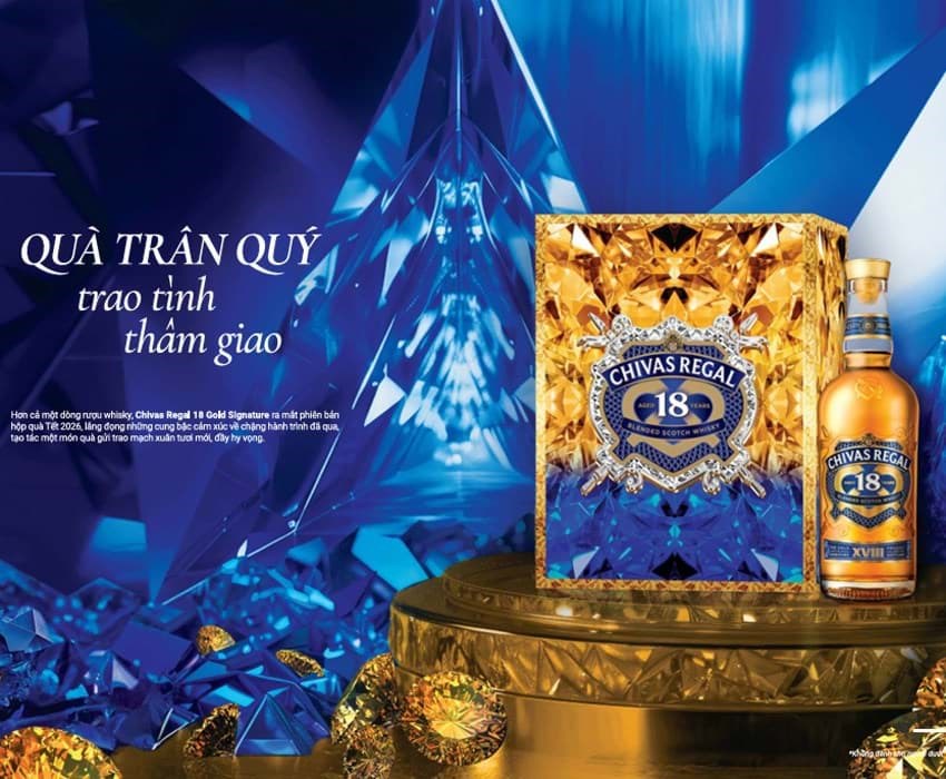 Chivas 18 hop qua Tet 2026