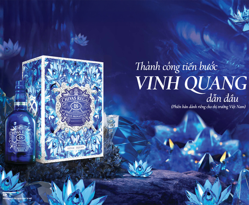 Chivas 18 Blue hop qua Tet 2026 Binh Ngo