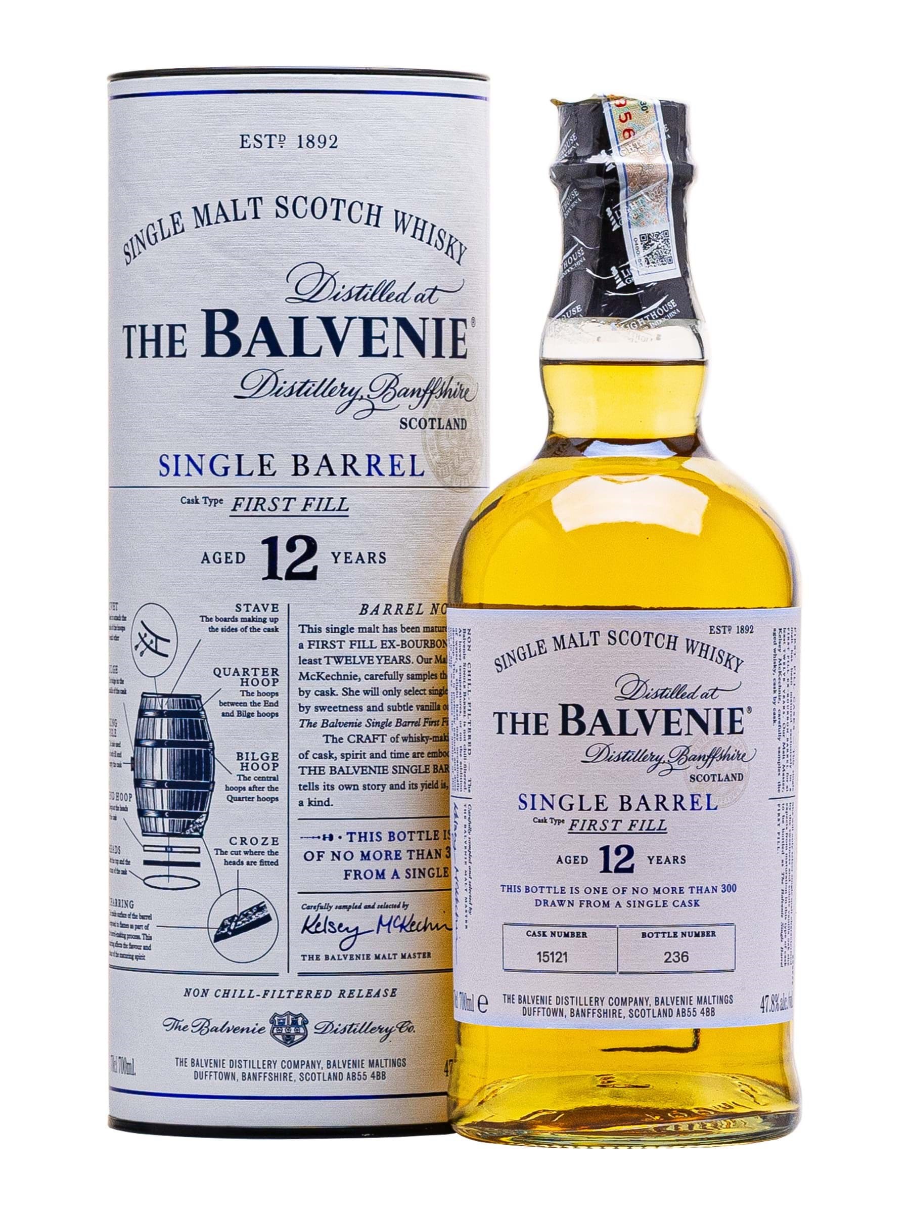 Balvenie 12 Year old Single Barrel Cask No.15121