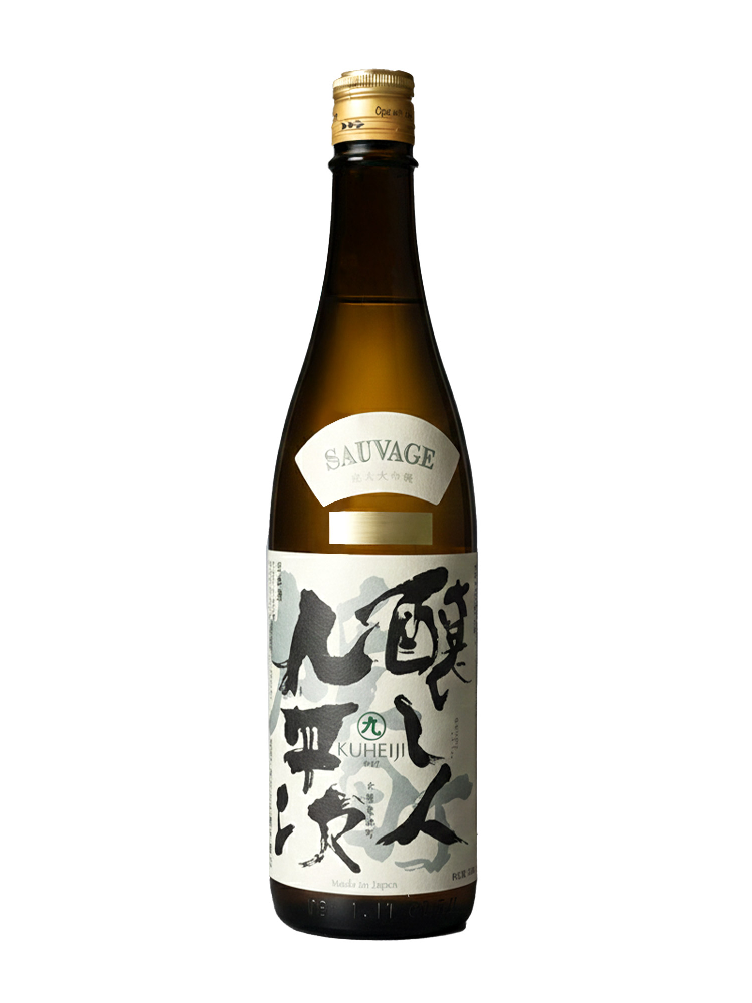 Sake Kamoshibito Kuheji Sauvage Junmai Daiginjo