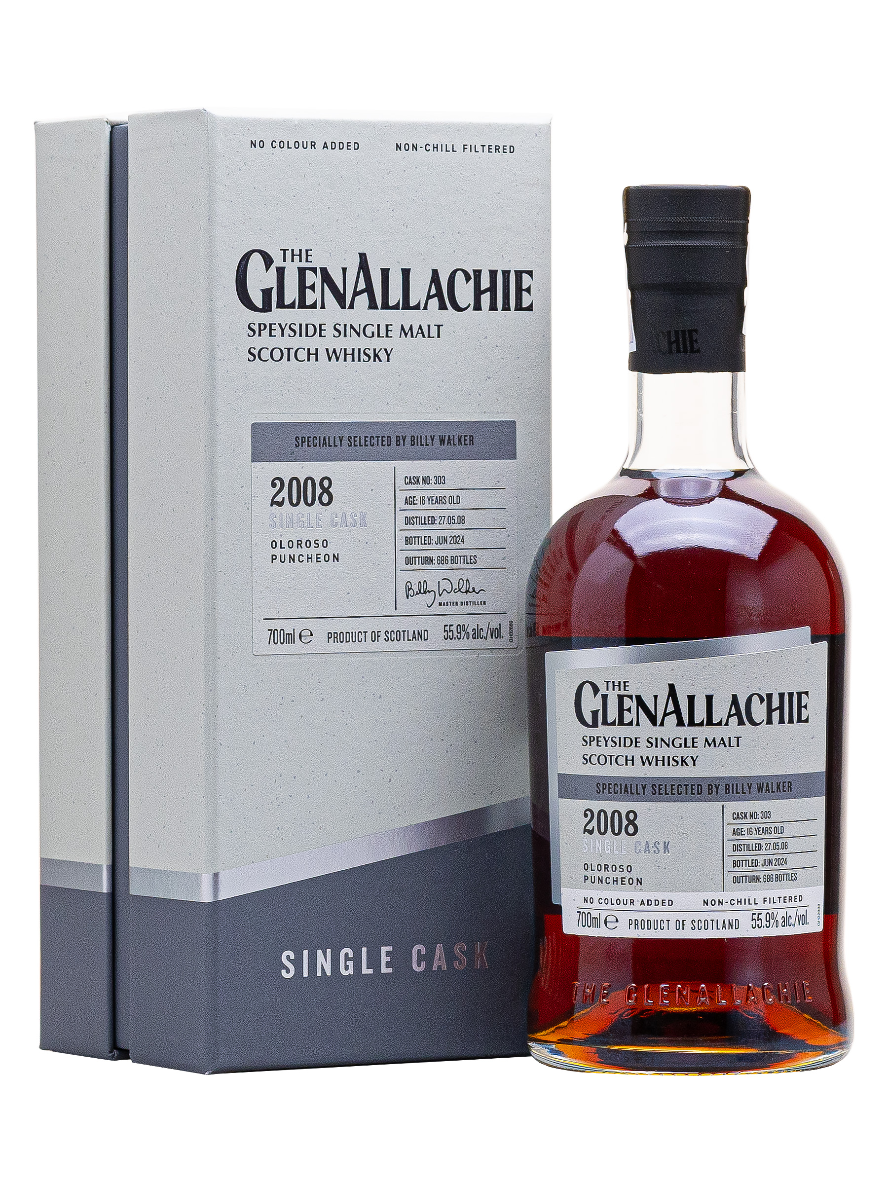 GlenAllachie 2008 Cask No303