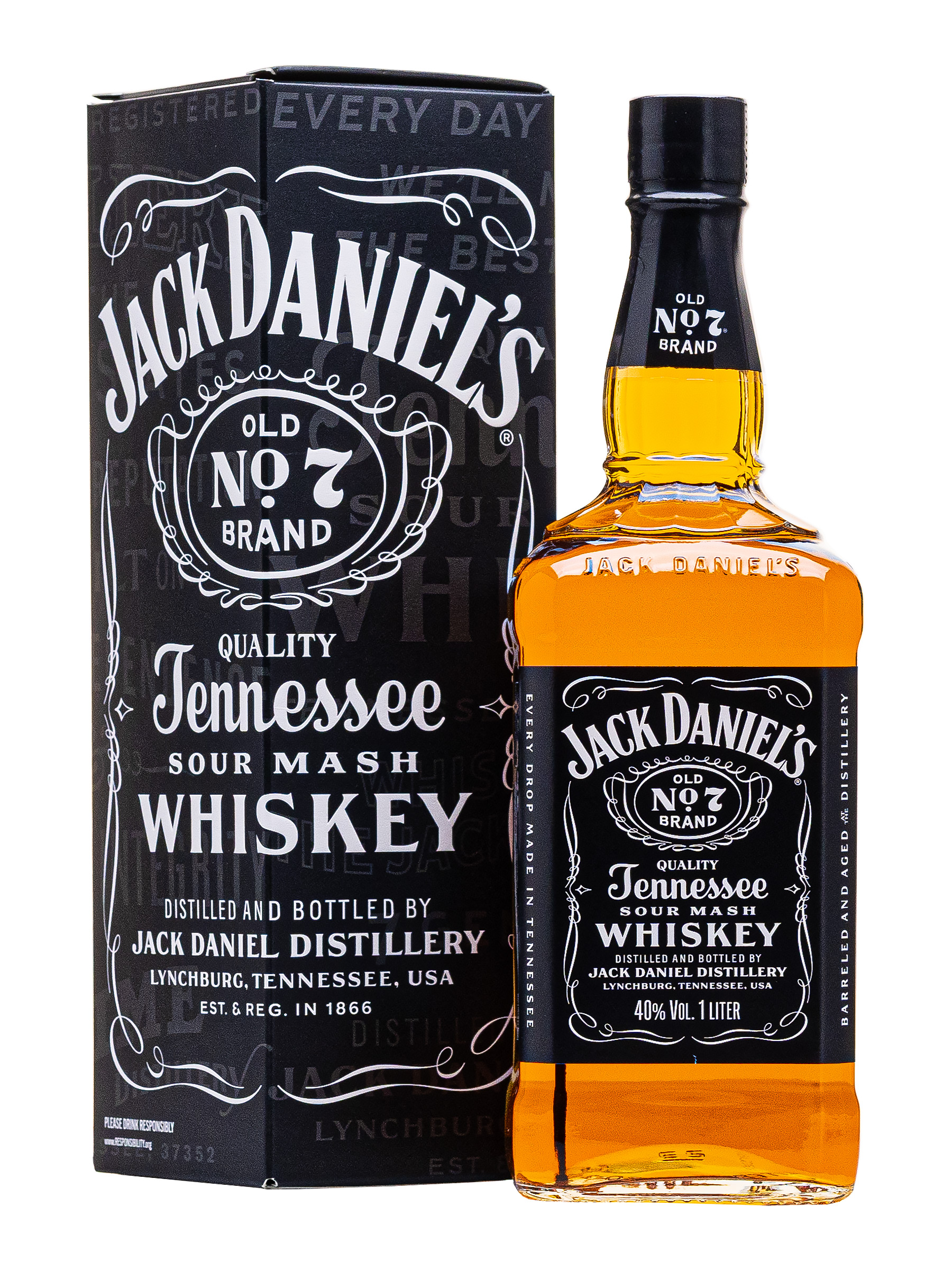 Jack Daniel's Old No.7 Tennessee Whiskey 1L