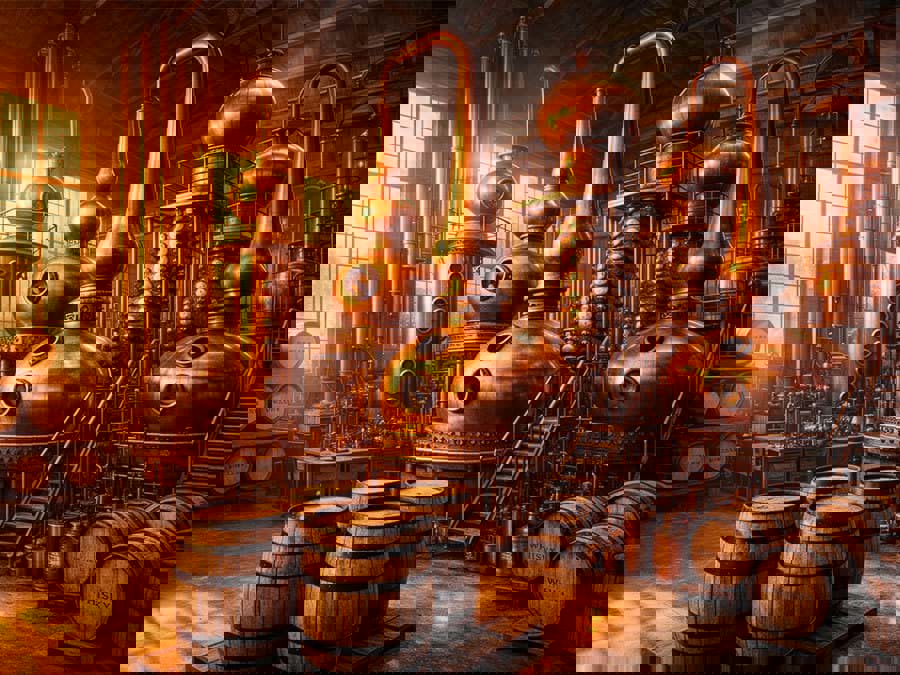 Quá trình chưng cất rượu whisky Quá trình chưng cất rượu whisky