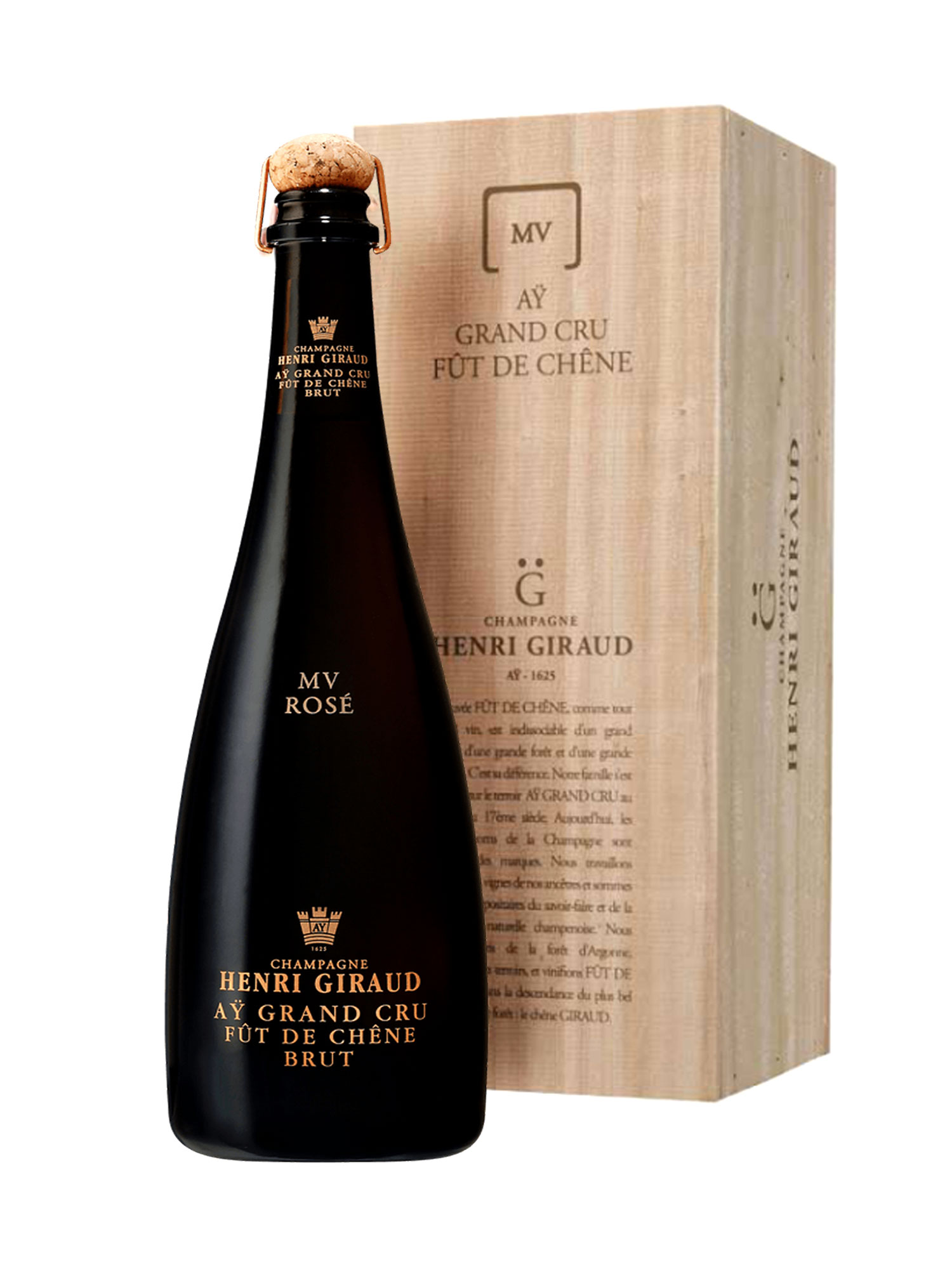 Champagne Henri Giraud Ay Grand Cru  Brut MV Rose