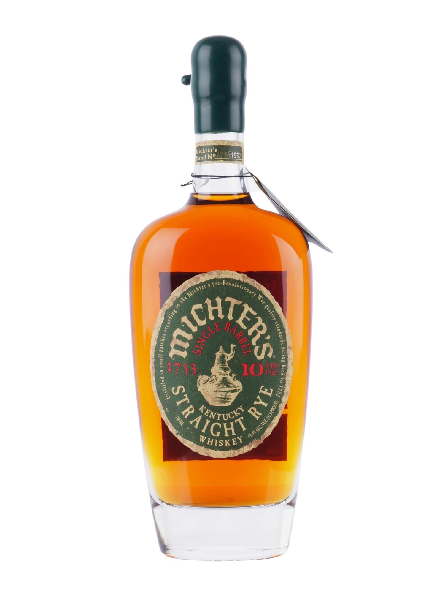 Michter's 10 Year old Single Barrel Straight Rye Whiskey 