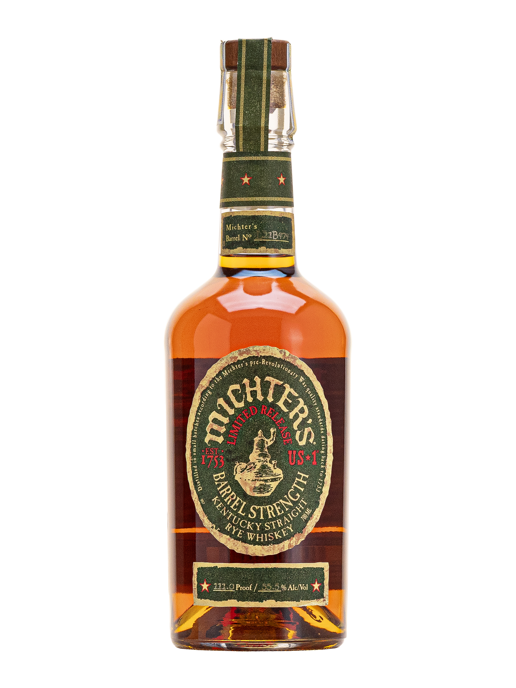 Michter's Limited Release Barrel Strength Rye 2021