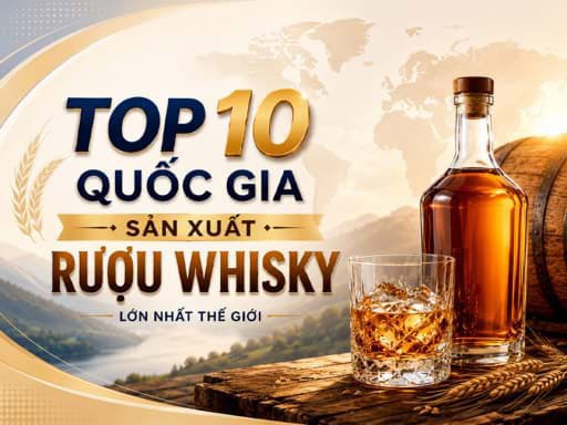Top 10 quốc gia sản xuất whisky lớn nhất thế giới 