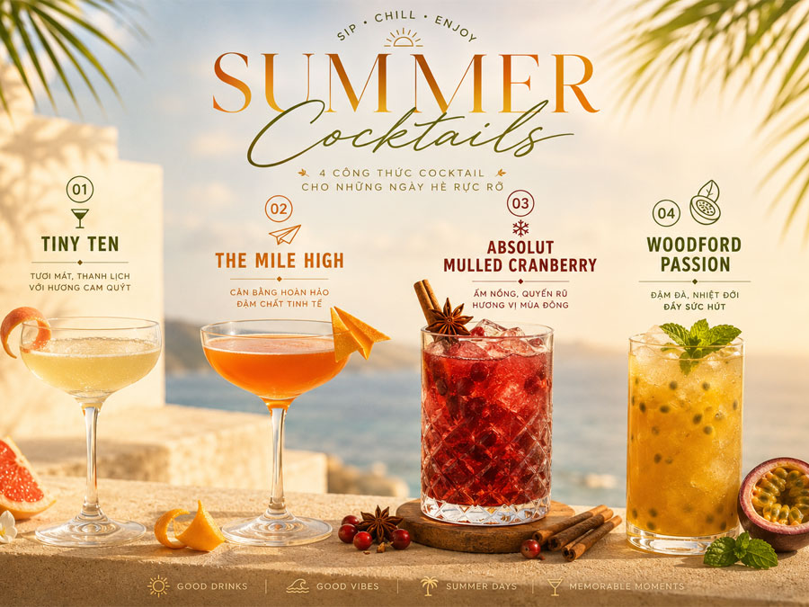 4 loại Cocktail 
