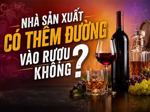 Nhà sản xuất có thêm đường vào rượu không?