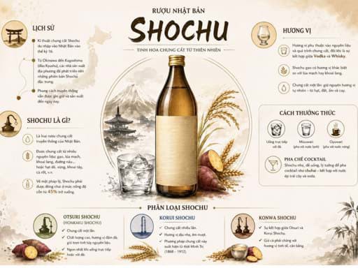 Rượu Shochu là gì 