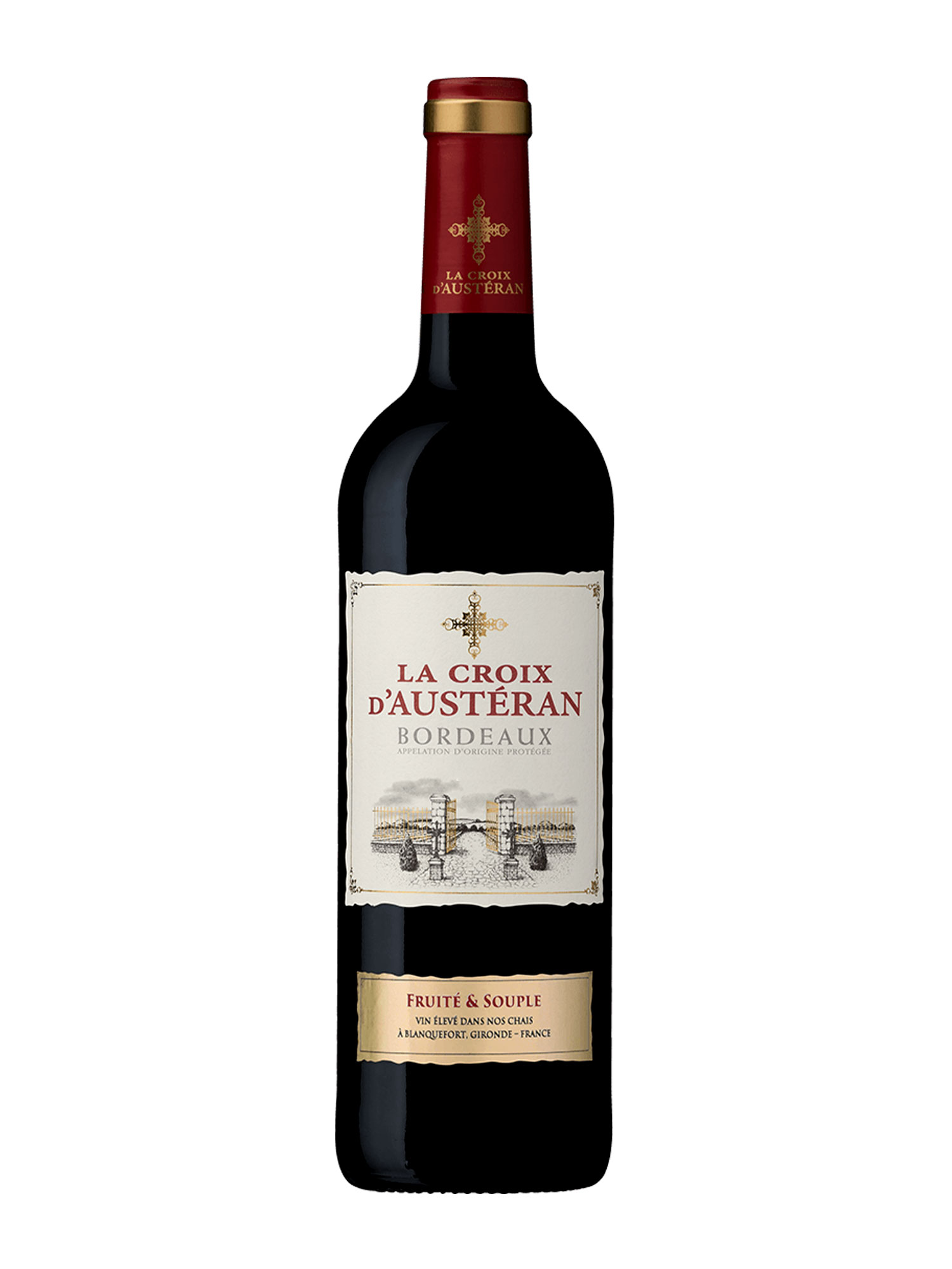 Vang La Croix Dausteran Bordeaux Rouge 