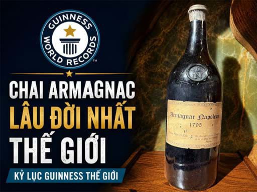 Chai Armagnac lâu đời nhất thế giới